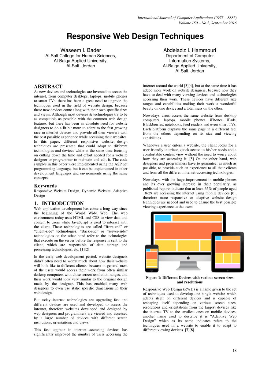responsive web design best practices 2018 pdf